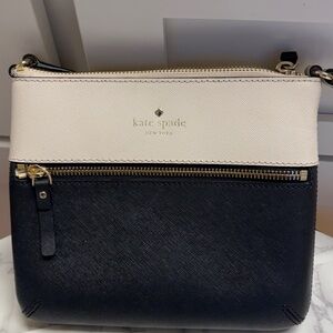 Kate Spade pink/black small crossbody purse